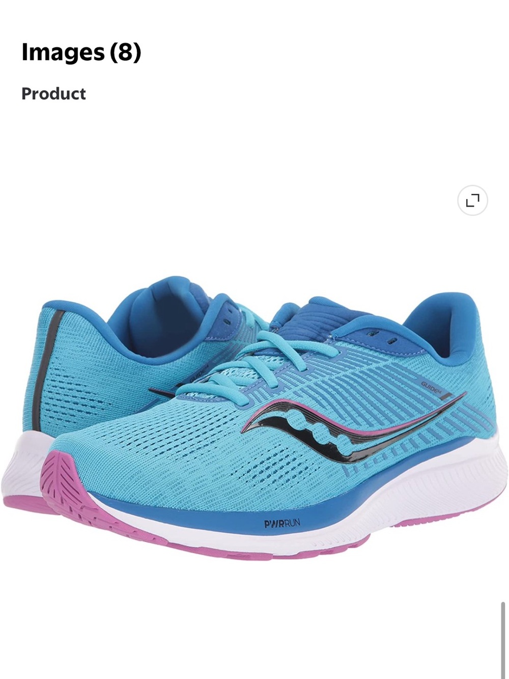 Saucony Women's Light Blue Running Shoes - brand new Cushioned PWRRUN Comfort